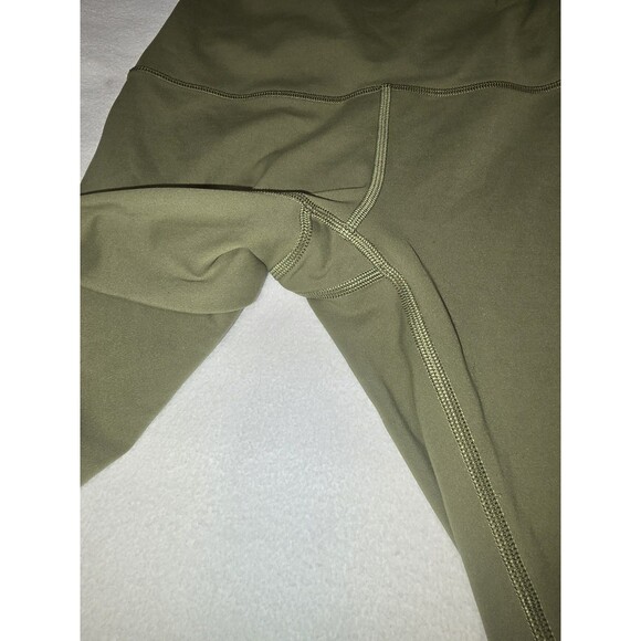 Lululemon Wunder Under High Rise Tights Womens 4 Olive Green Stretch Yoga - Picture 8 of 14